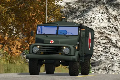 Lkw Opel Kfz.305 Blitz, Ambulanz 4x4 für Farming Simulator 25