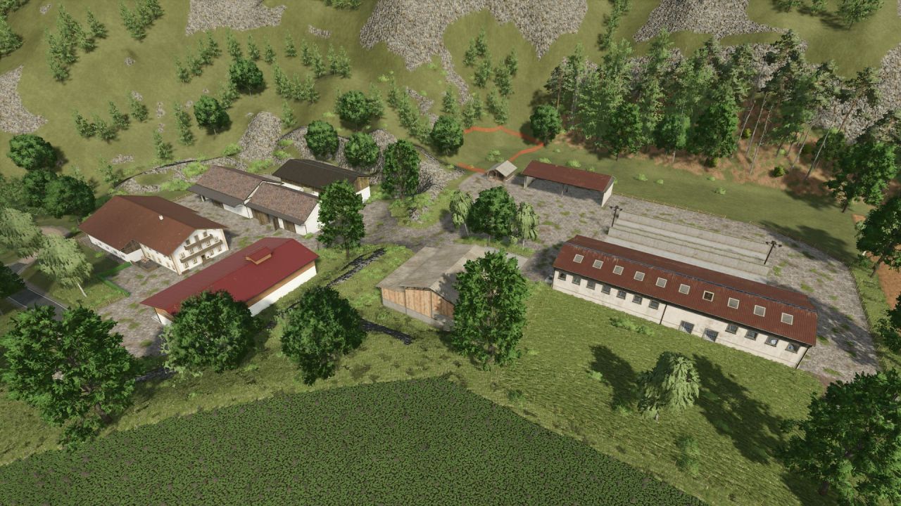 Neue Bergkarte Gamsting 2K25 für Farming Simulator 25 — Bayerisches Tal für echte Landwirte