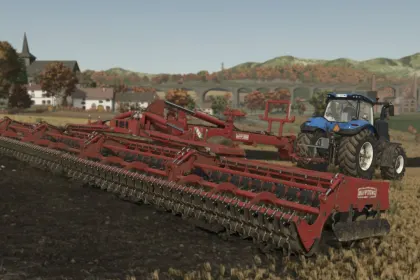 Дискова борона Quivogne Diskator 12 для Farming Simulator 25