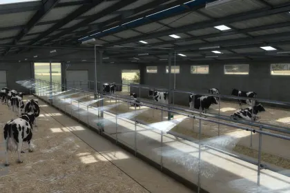 Modernized Cowshed for Farming Simulator 25 — 3