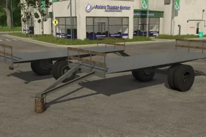 Ефективний Причіп Homemade Bale Trailer для Тюків і Палет у Farming Simulator 25 — 1