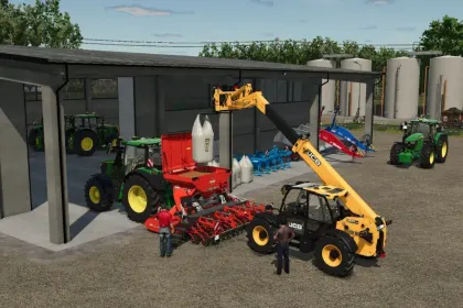 Будівля Італійський Преміум Склад для Farming Simulator 25 — 1