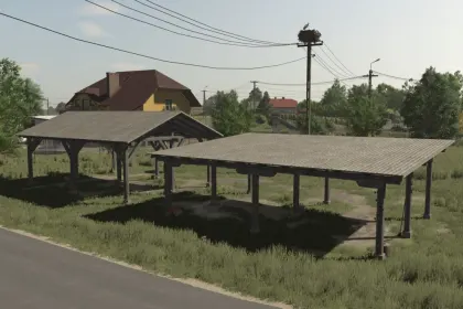 Дерев'яні укриття для Farming Simulator 25 — 2
