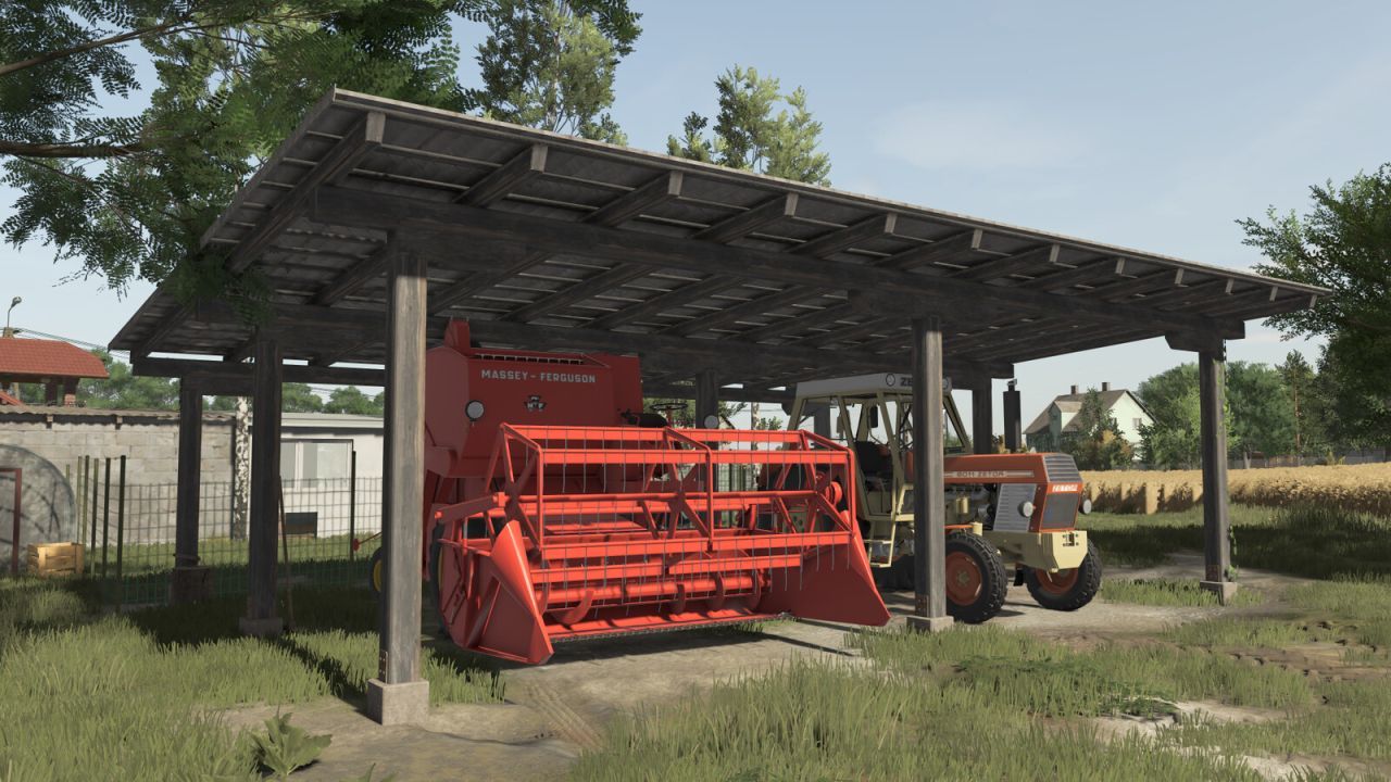 Дерев'яні укриття для Farming Simulator 25