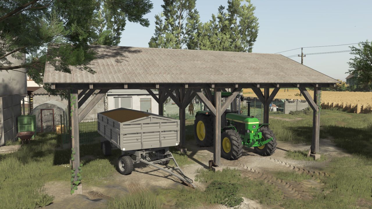 Дерев'яні укриття для Farming Simulator 25