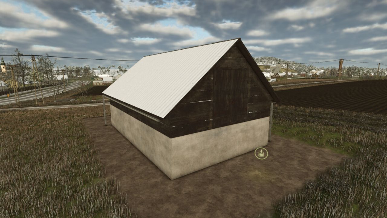 Склад сіна та зерна для Farming Simulator 25