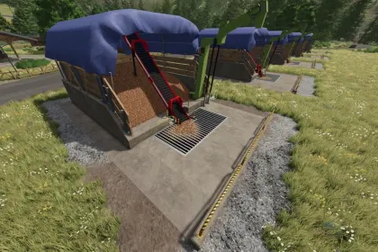 Root Crop / Wood Chip Storage for Farming Simulator 25