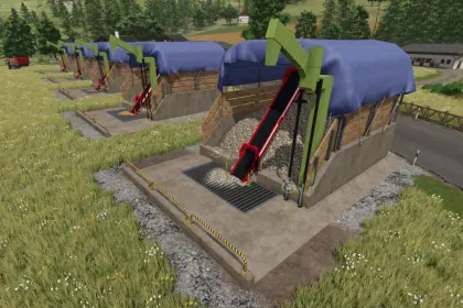 Склад коренеплодів та дерев'яних чіпсів для Farming Simulator 25 — 2