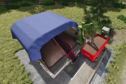 Склад коренеплодів та дерев'яних чіпсів для Farming Simulator 25 — 5