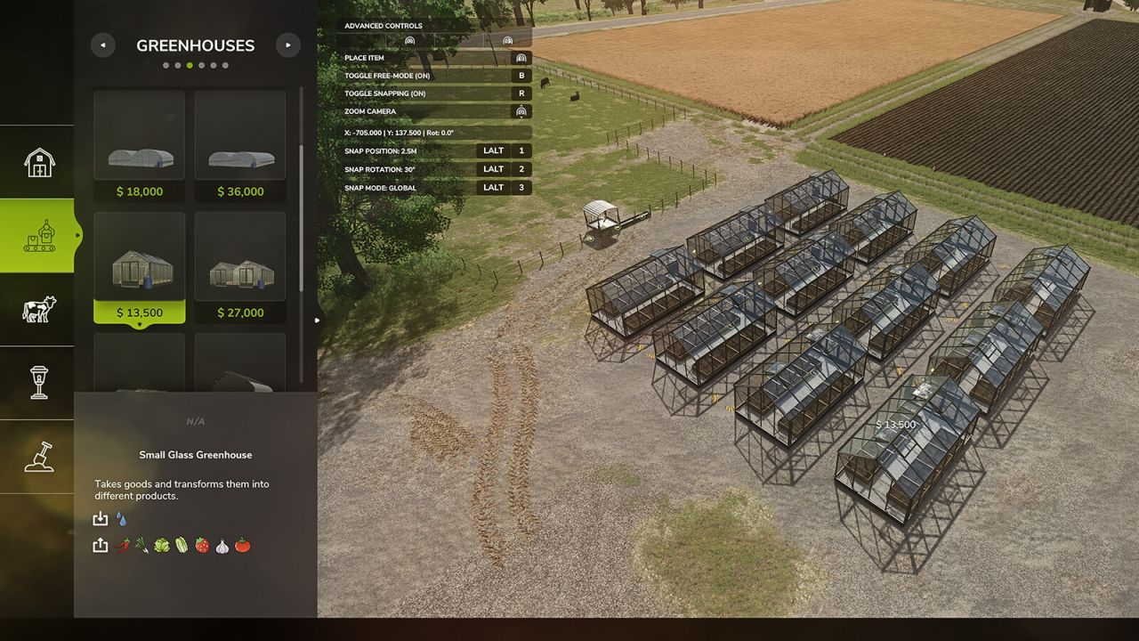 Допоміжний мод для будівництва для Farming Simulator 25