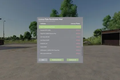 Модифікатор номерних знаків для Farming Simulator 25 — 3