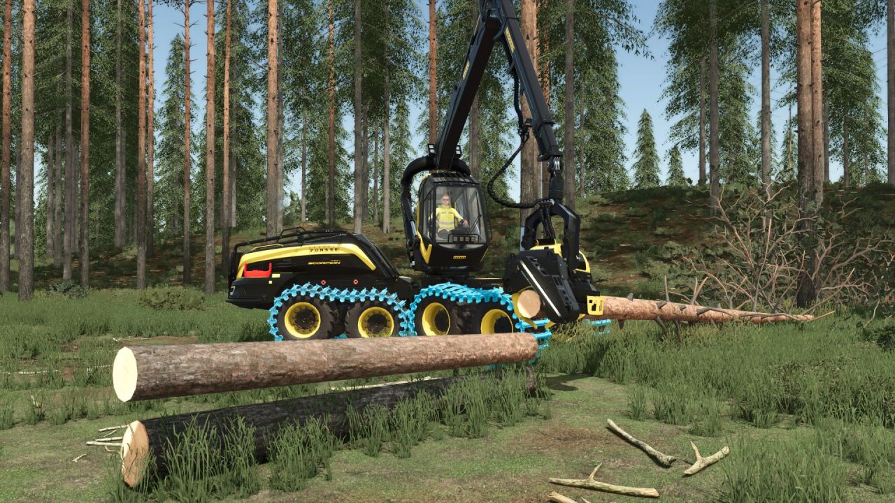 Звуки лісозаготівлі для Farming Simulator 25