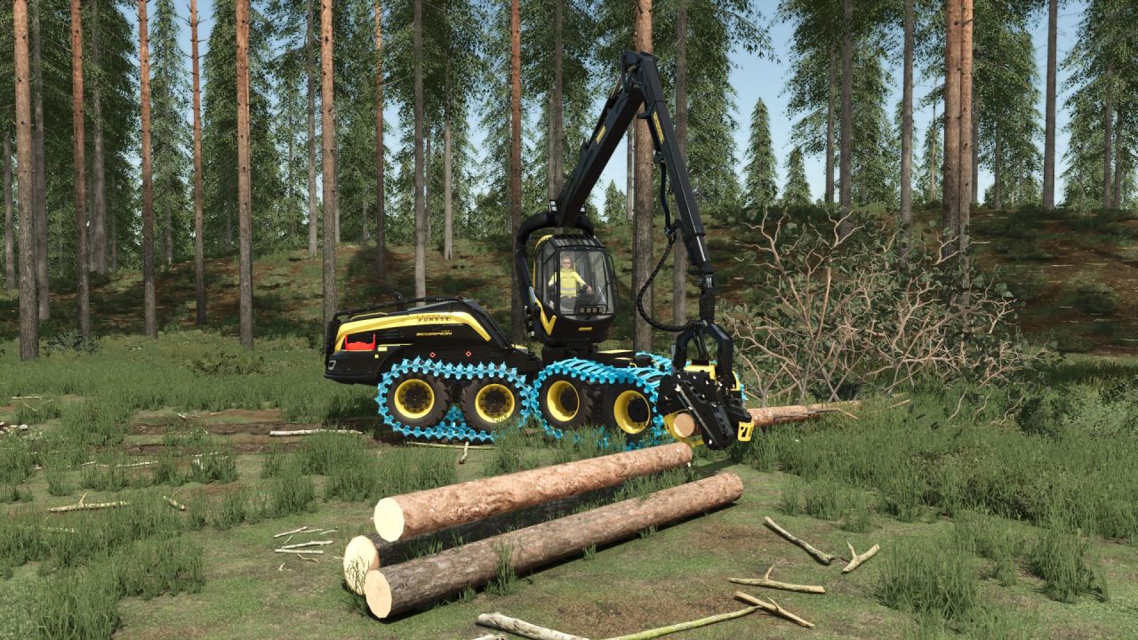 Звуки лісозаготівлі для Farming Simulator 25