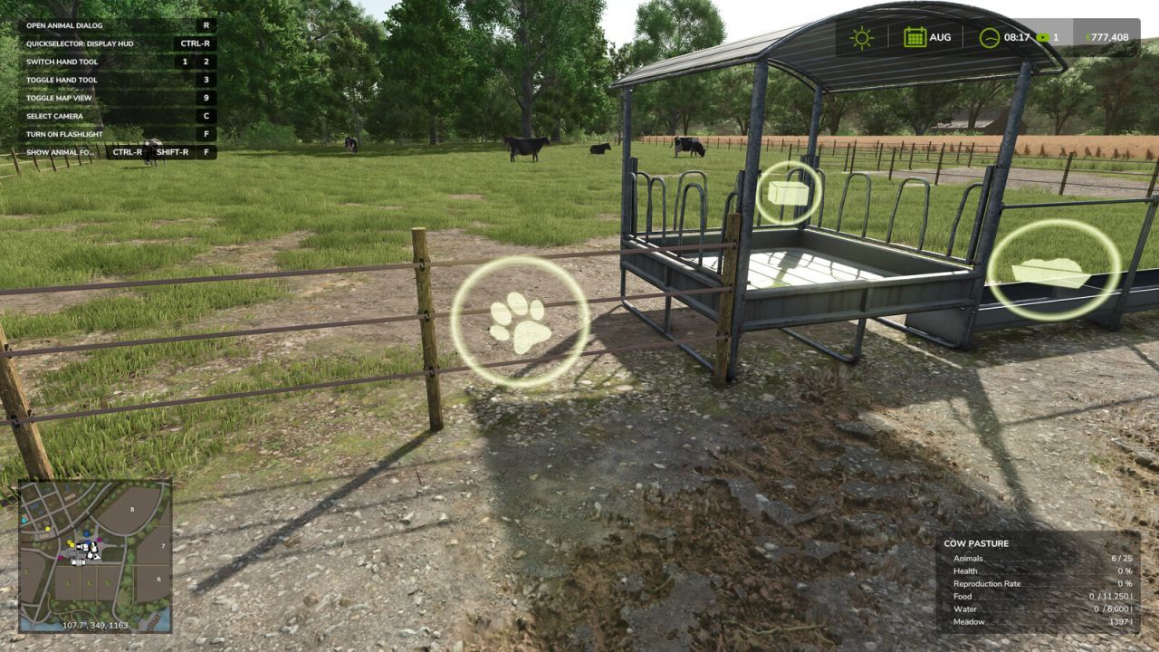 Мод для транспортування тварин для Farming Simulator 25