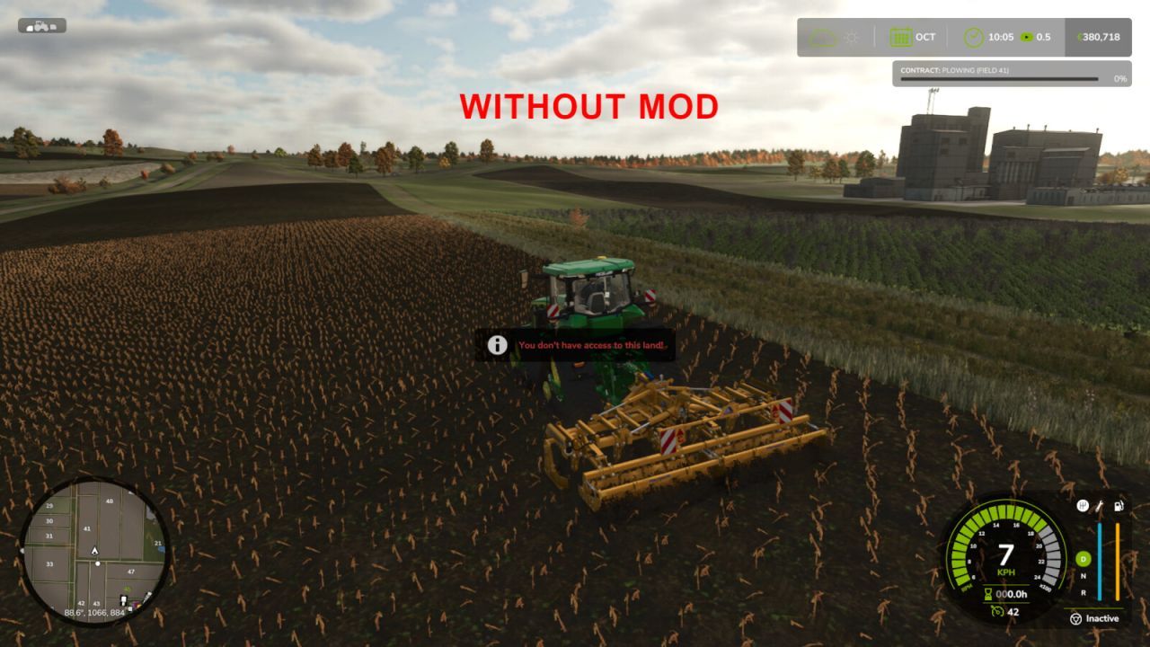 Subsoiler for Plow Contracts for Farming Simulator 25