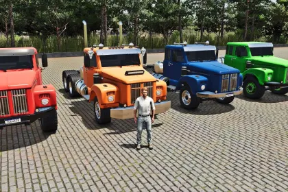 Вантажівка Scania L111 (JACARÉ) для Farming Simulator 25 — 3