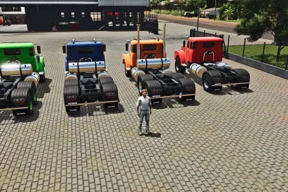 Вантажівка Scania L111 (JACARÉ) для Farming Simulator 25 — 4