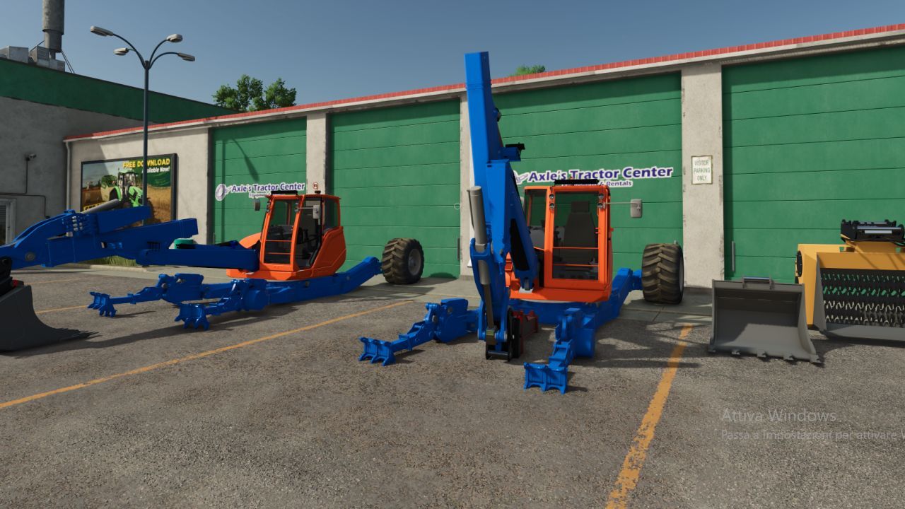 Екскаватор Menzi Muck Spider 2 для Farming Simulator 25