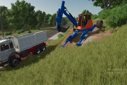Екскаватор Menzi Muck Spider 2 для Farming Simulator 25 — 4