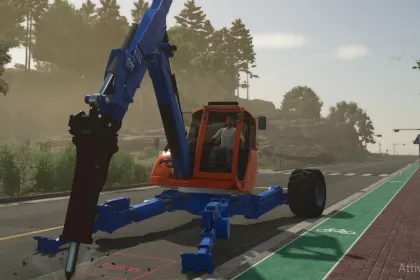 Екскаватор Menzi Muck Spider 2 для Farming Simulator 25 — 5