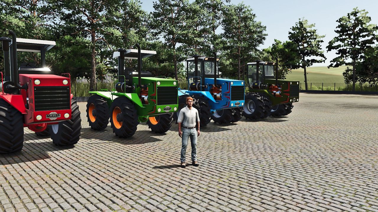 Трактор Muller TM Series для Farming Simulator 25