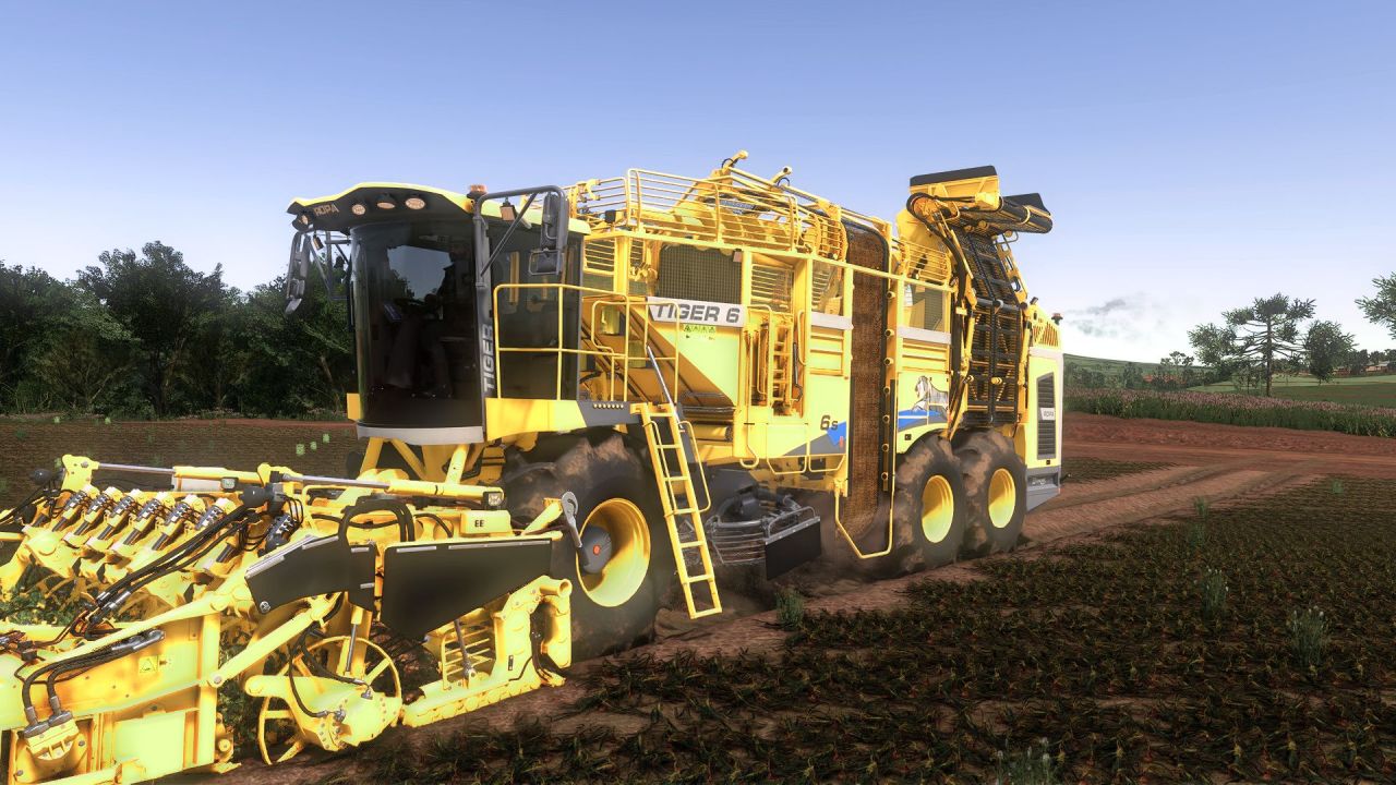 Трактор Ropa Tiger 6S Multifruit для Farming Simulator 25