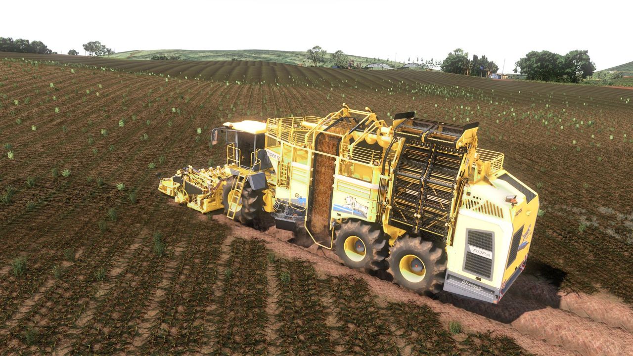 Трактор Ropa Tiger 6S Multifruit для Farming Simulator 25
