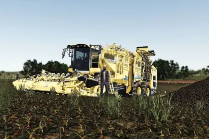 Трактор Ropa Tiger 6S Multifruit для Farming Simulator 25 — 5