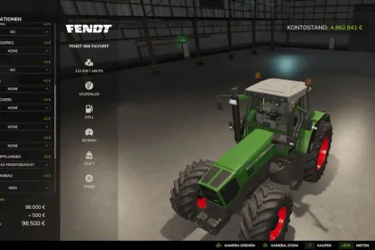 Traktor Fendt 900 Favorit V2 für Farming Simulator 25 — 4