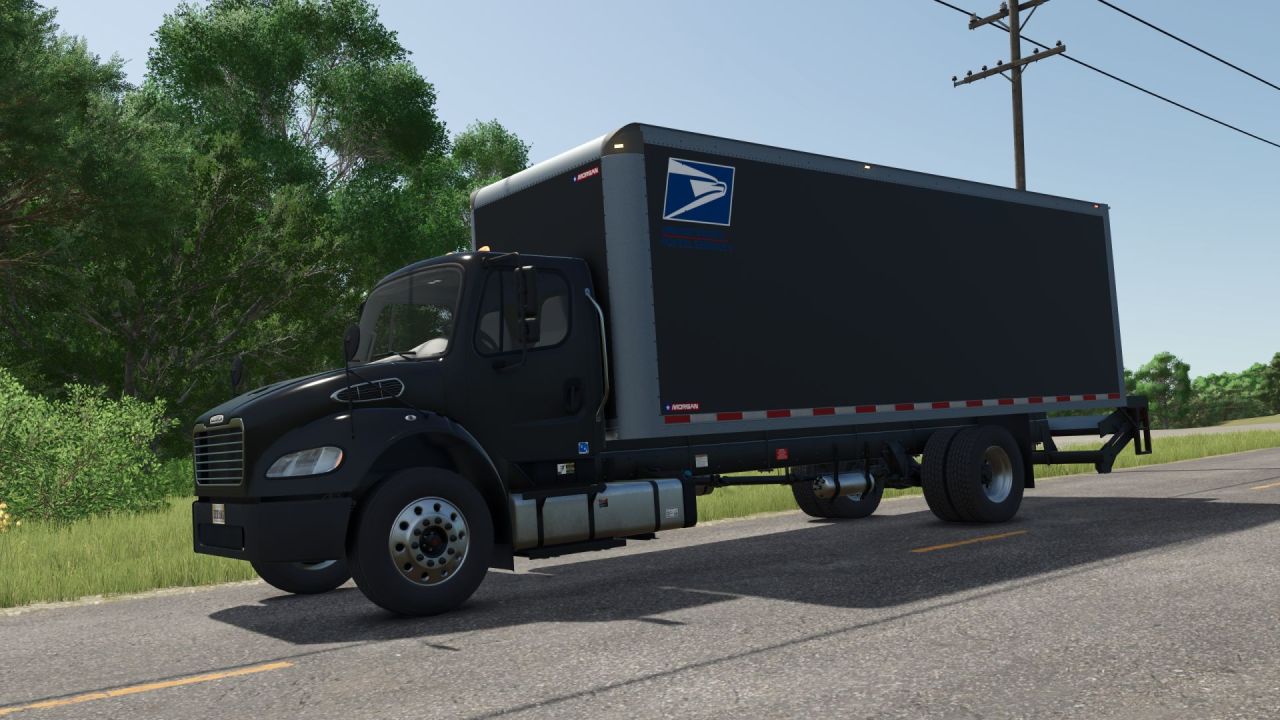Вантажівка Freightliner M2 Box для Farming Simulator 25