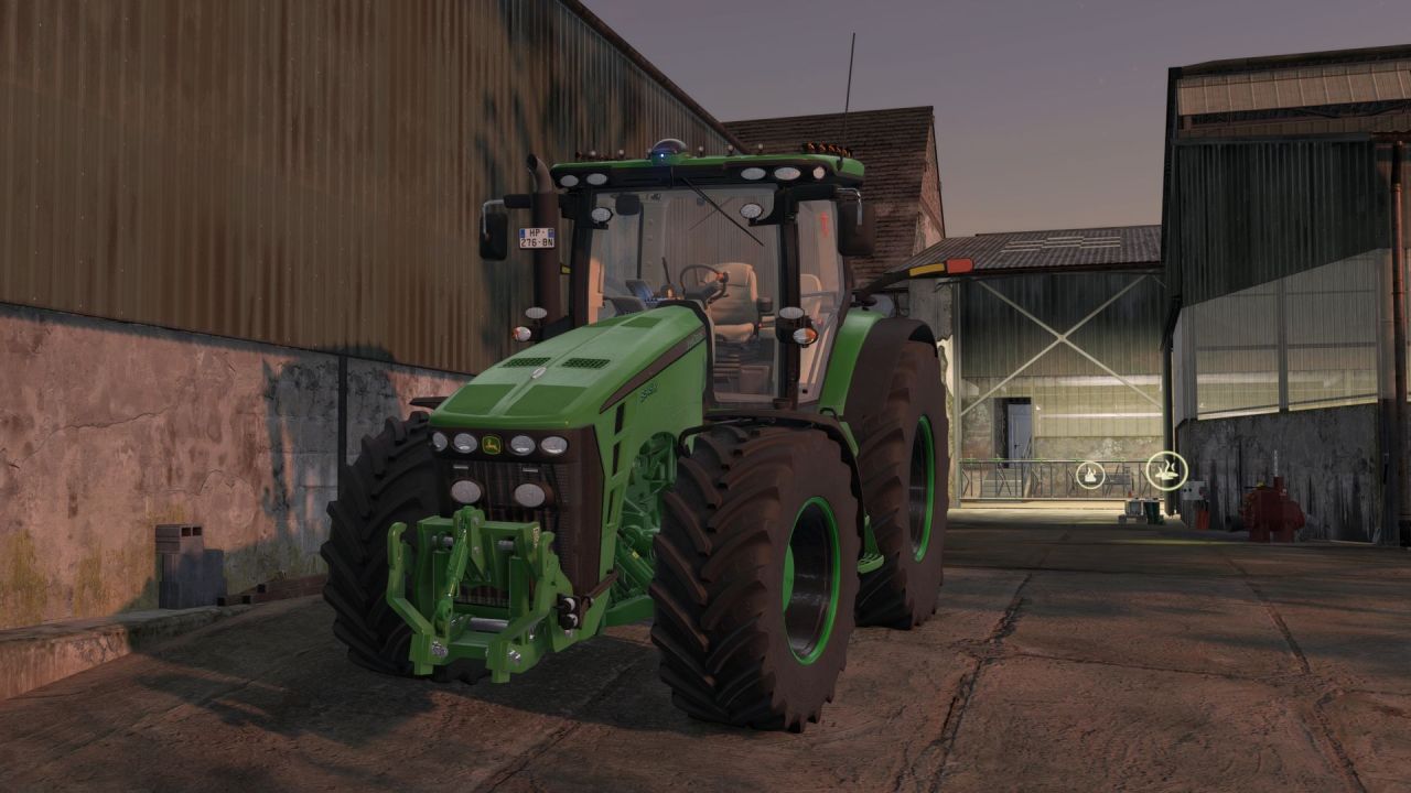 Трактор John Deere 8R Series для Farming Simulator 25