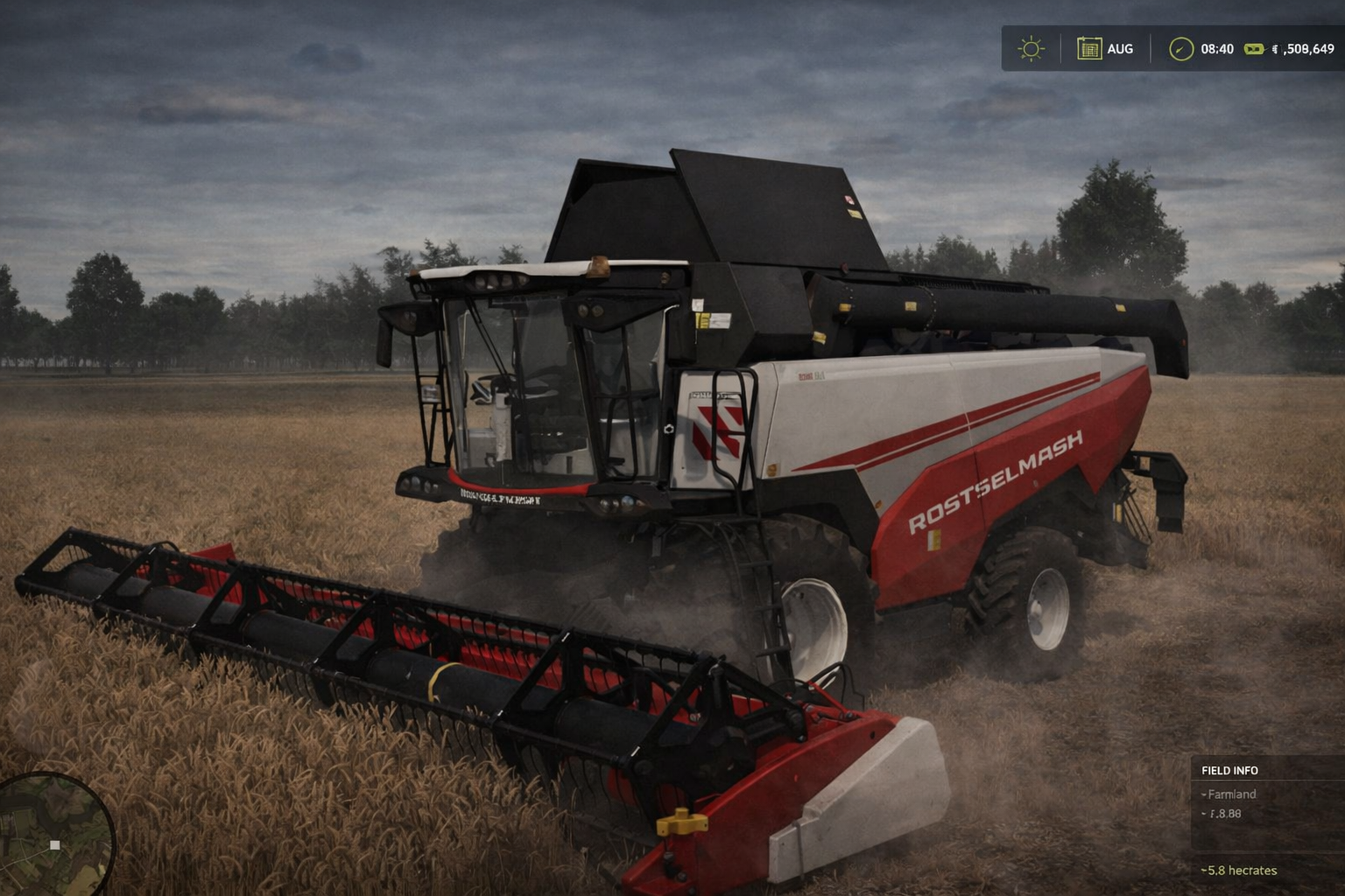 Mod na kombajn Rostselmash RSM 161 do Farming Simulator 25