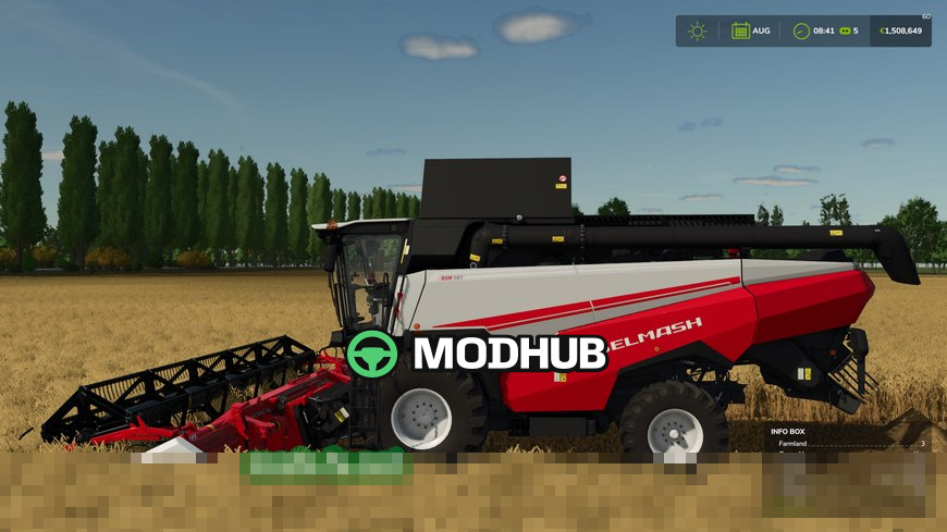 Mod na kombajn Rostselmash RSM 161 do Farming Simulator 25 - Zrzuty ekranu