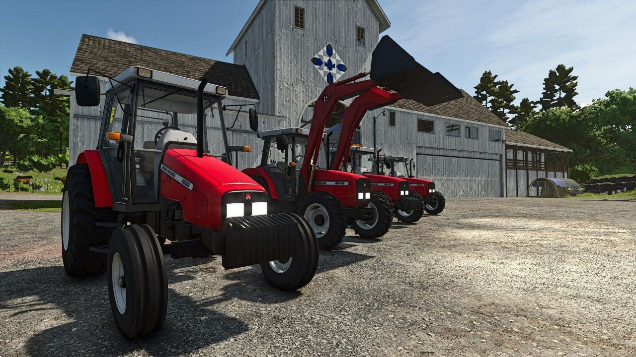 Трактор Massey Ferguson 4200 Series для Farming Simulator 25