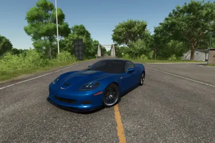 Samochód Corvette C6 ZR1 do Farming Simulator 25