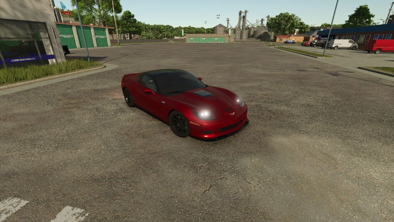 Автомобіль Corvette C6 ZR1 для Farming Simulator 25