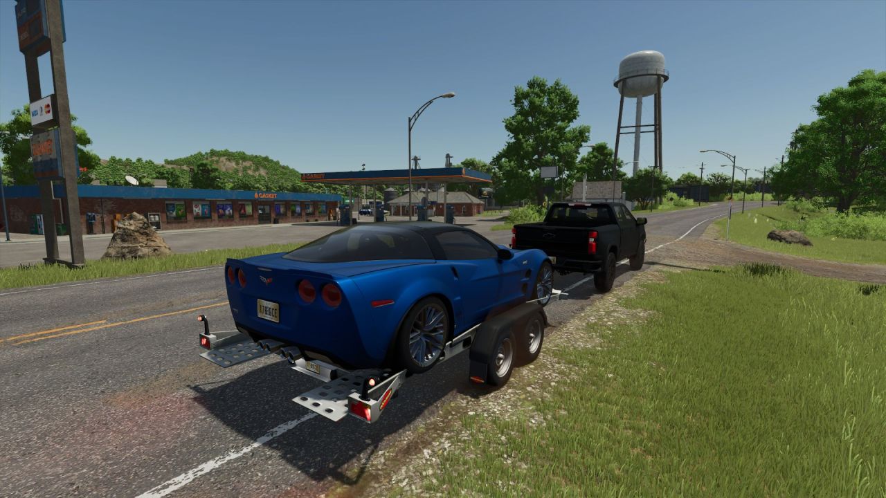 Автомобіль Corvette C6 ZR1 для Farming Simulator 25