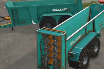 Rozrzutnik obornika Rolland RollTwin 205 do Farming Simulator 25