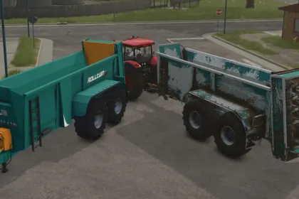 Розкидач гною Rolland RollTwin 205 для Farming Simulator 25