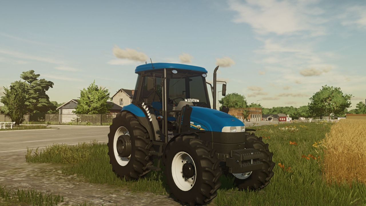 Трактор New Holland TD 65 для Farming Simulator 22