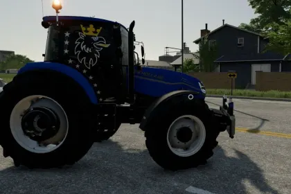 Трактор New Holland T5 AC/DC для Farming Simulator 22 — 2