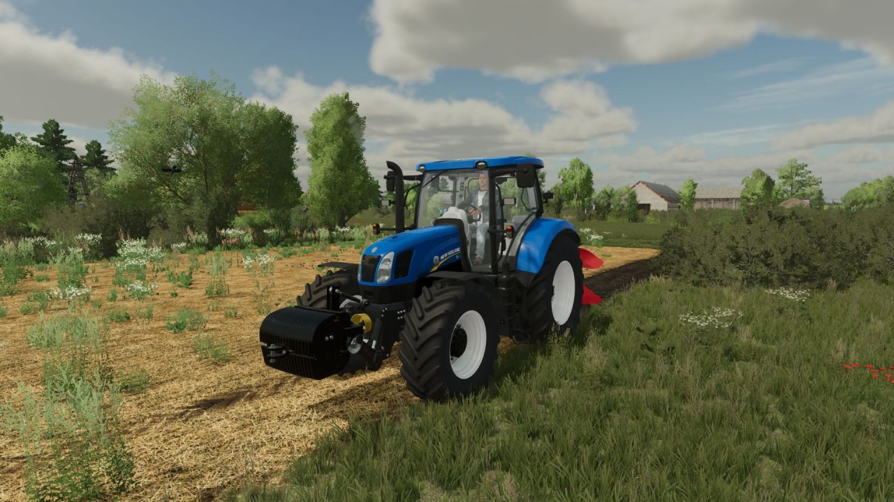Трактор New Holland T6 Tier4a 6 Циліндрів для Farming Simulator 22