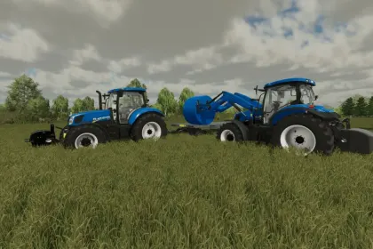 Трактор New Holland T6 Tier4a 6 Циліндрів для Farming Simulator 22 — 5
