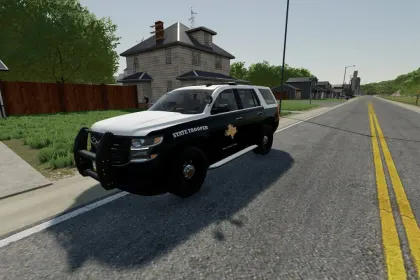Автомобіль Texas Highway Patrol Chevy Tahoe 2015 PPV для Farming Simulator 22 — 1