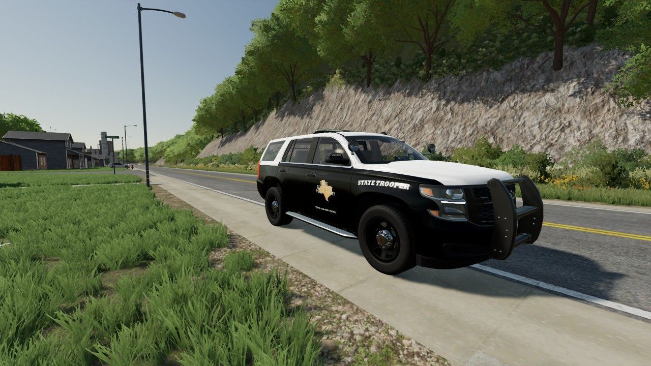 Автомобіль Texas Highway Patrol Chevy Tahoe 2015 PPV для Farming Simulator 22