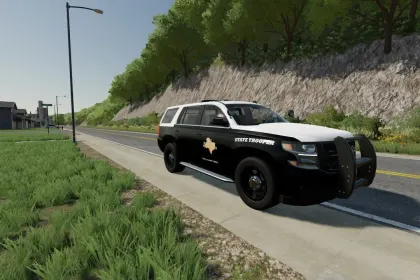 Автомобіль Texas Highway Patrol Chevy Tahoe 2015 PPV для Farming Simulator 22 — 2