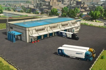 Efektywne Centrum Logistyczne dla FS25 — Jedyny Hubs dla Całej Produkcji — 1