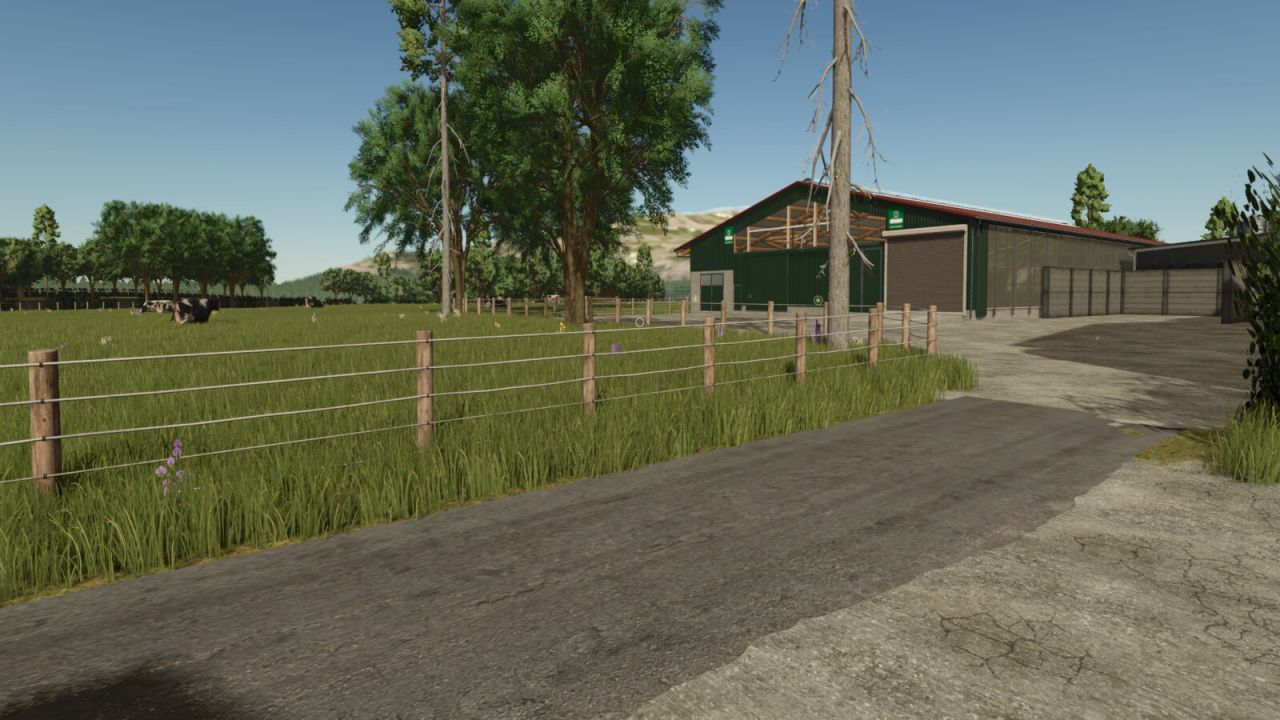 Efektywne Bigger Animal Barns — Duże Stajnie dla Zwierząt na 2000 Głów do Farming Simulator 25