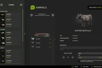 Efficient Bigger Animal Barns — Large Animal Barns for 2000 Heads for Farming Simulator 25