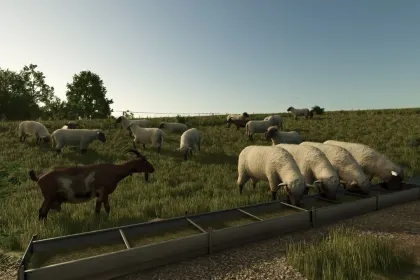 Efficient Bigger Animal Barns — Large Animal Barns for 2000 Heads for Farming Simulator 25
